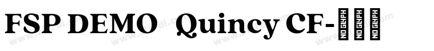 FSP DEMO   Quincy CF字体转换